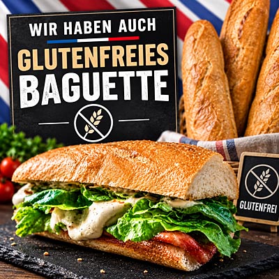 Glutenfreies Baguette