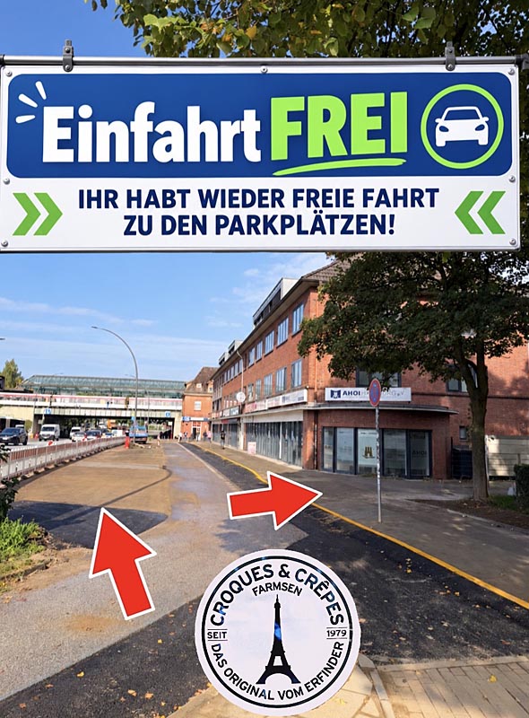 Strasse wieder frei